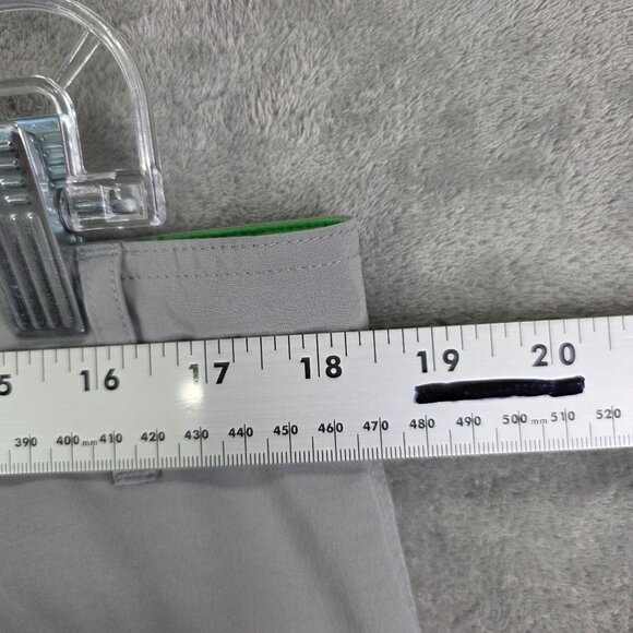 Mens Free Fly Gray Performance Golf Shorts 10" Inseam Polyester Stretch Size 36 - Picture 7 of 10